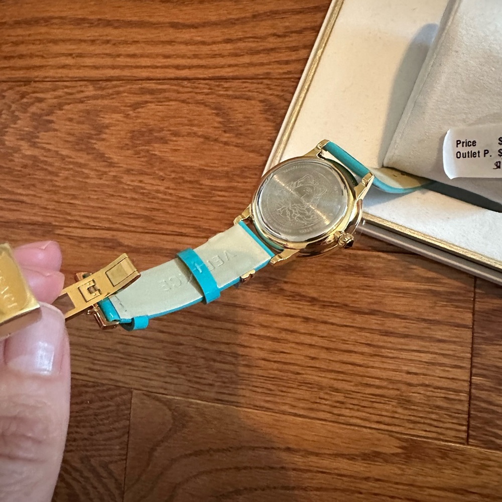 Versace Medusa Alchemy Turquoise Leather Strap (NEW) - Picture 13 of 16